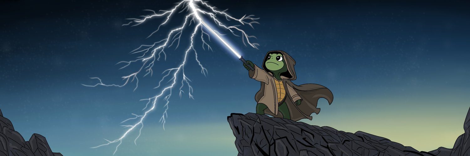 A hooded Sentinel raises a lit blade into a bolt of lightning